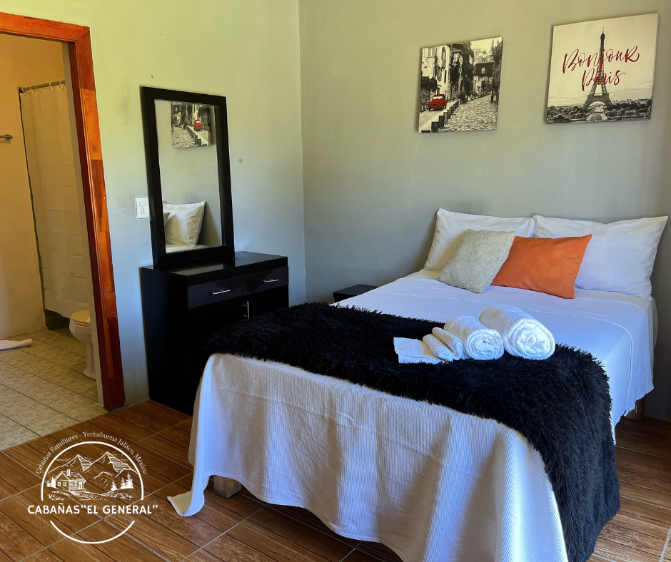 Habitacion 1 - Cabaña Juan Carlos Yerbabuena Jalisco